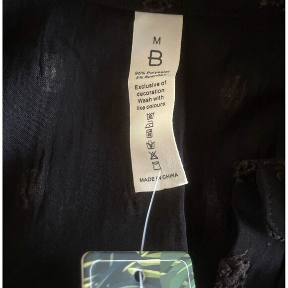 Blooming Jelly Women's Beach Cover Up Summer Dress V-Neck Navy Blue Medium NWT - Picture 7 of 8